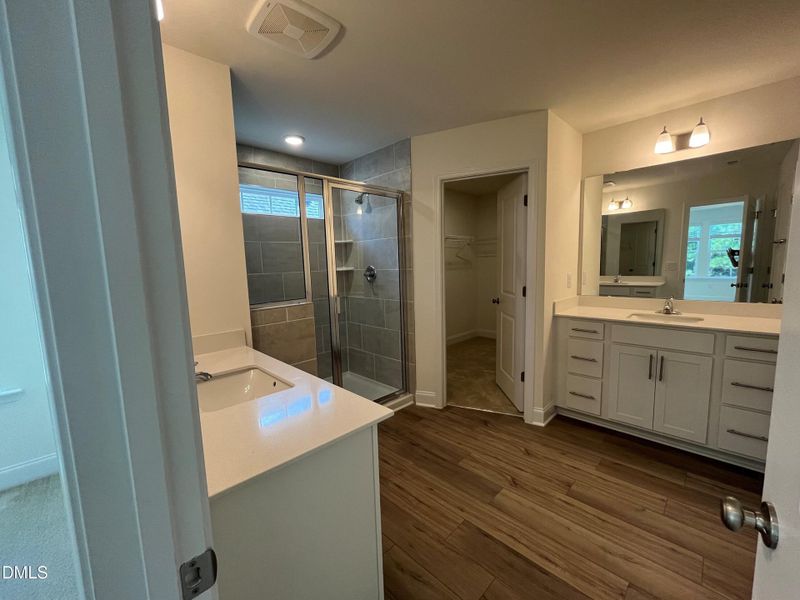 Primary Bath with 2 seperate vanities