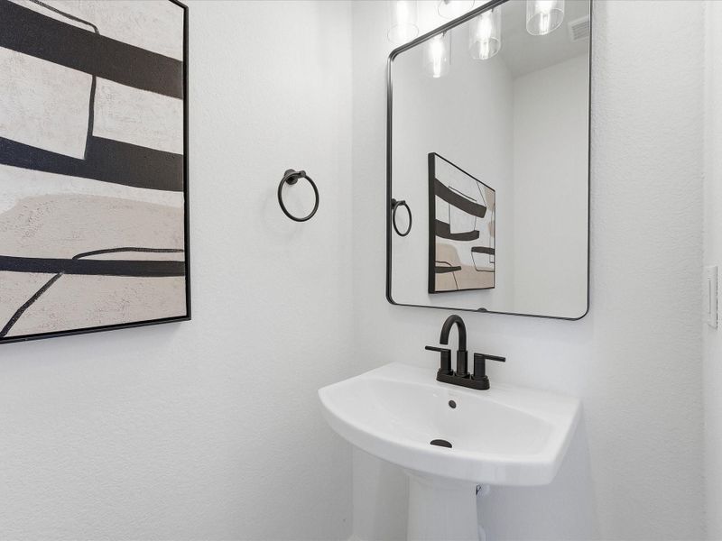 Furnished interior view inside a new home in Bauman Landing, Houston (Image 10). Furnished interior view inside a new home in Bauman Landing, Houston (Image 10).