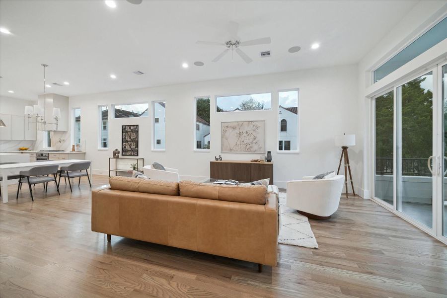 Furnished interior view inside a new home in , Houston (Image 13). Furnished interior view inside a new home in , Houston (Image 13).