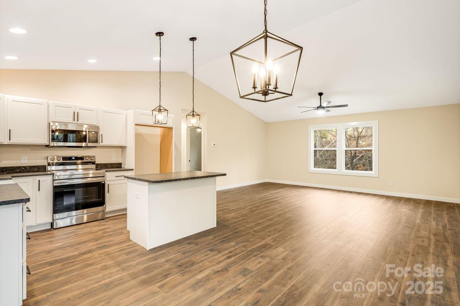 Furnished interior view inside a new home in , Weaverville (Image 7).
