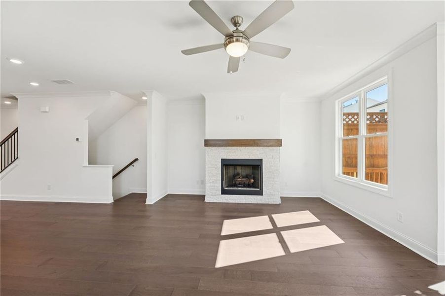 Spacious, unfurnished interior of a new home in Palisades Townhomes, Cumming (Image 45).