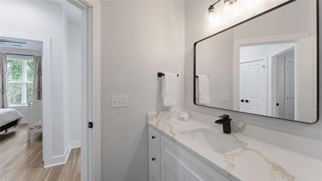 Furnished interior view inside a new home in Elkins Lake, Huntsville (Image 12).