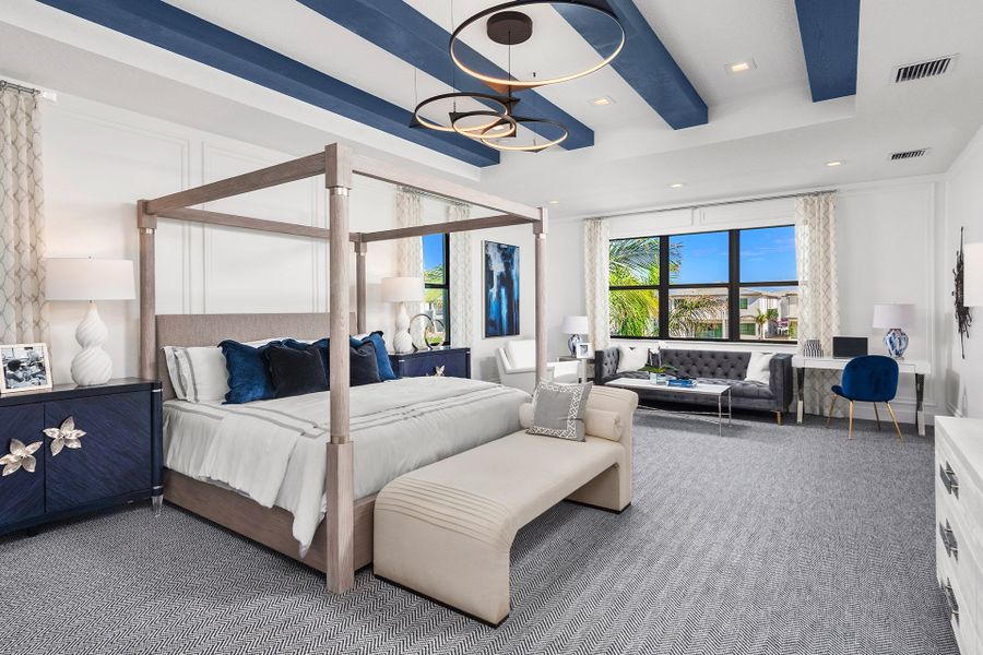 Representative furnished interior of a home built from the Corsica by GL Homes in Lotus Edge, Boca Raton (Image 12).