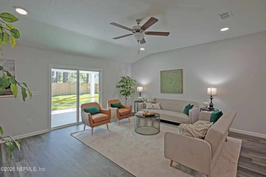 Furnished interior view inside a new home in , Jacksonville (Image 29).