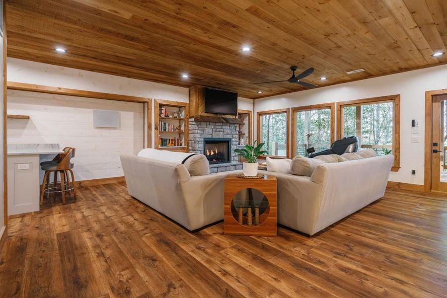 Furnished interior view inside a new home in , Mineral Bluff (Image 14).