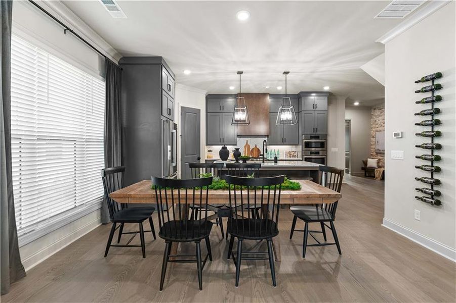 Furnished interior view inside a new home in Palisades, Cumming (Image 4).