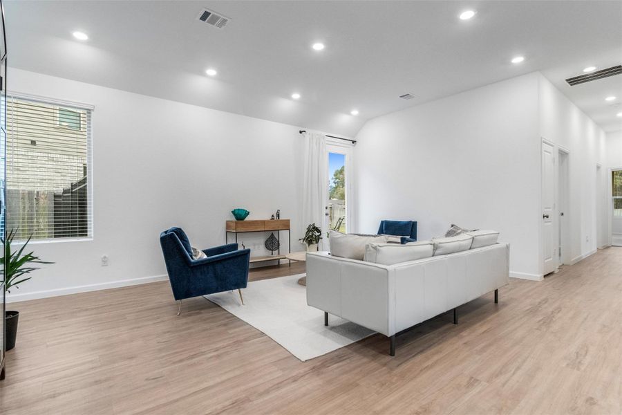 Furnished interior view inside a new home in , Porter (Image 10).