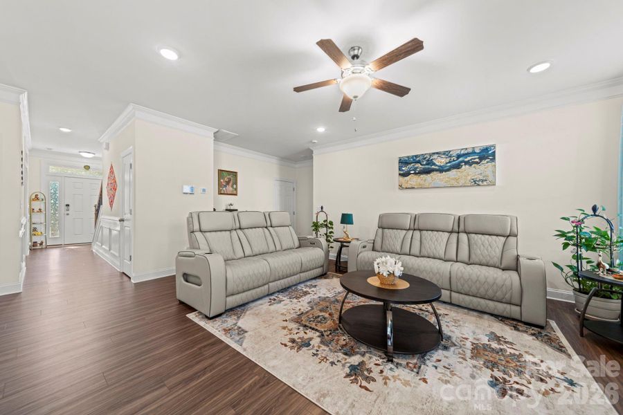 Furnished interior view inside a new home in , Charlotte (Image 7). Furnished interior view inside a new home in , Charlotte (Image 7).