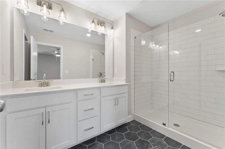 Furnished interior view inside a new home in Wildwood Place, Powder Springs (Image 6).