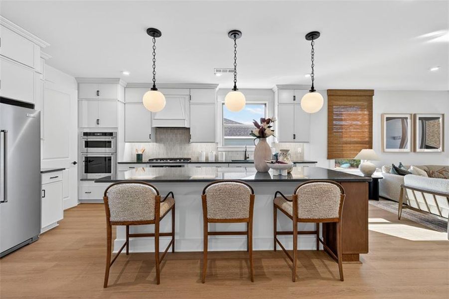 Furnished interior view inside a new home in Del Webb Chateau Elan, Hoschton (Image 11).