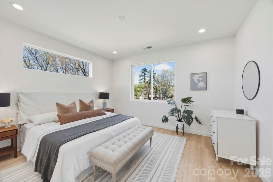 Furnished interior view inside a new home in , Charlotte (Image 15).