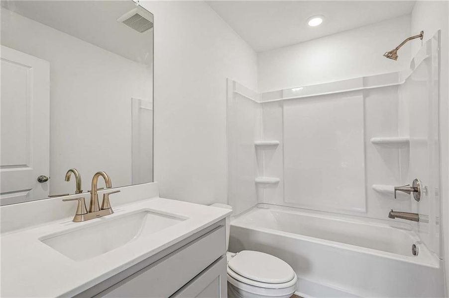Furnished interior view inside a new home in Langston Reserve, Cartersville (Image 10).