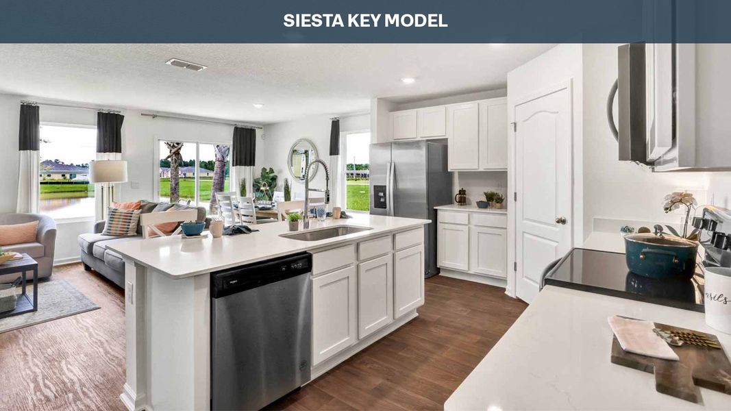 Representative furnished interior of a home built from the Siesta Key by D.R. Horton in Copes Landing, Jacksonville (Image 6). Representative furnished interior of a home built from the Siesta Key by D.R. Horton in Copes Landing, Jacksonville (Image 6).