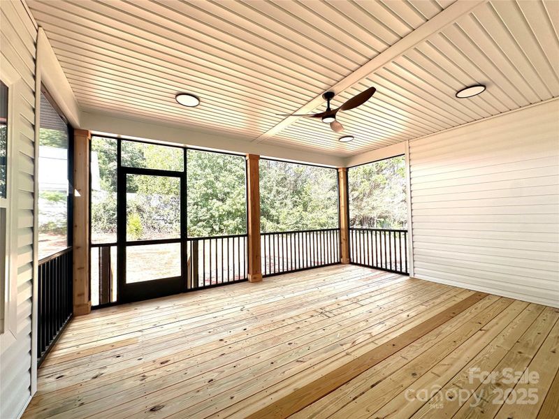 Rear Screened Porch