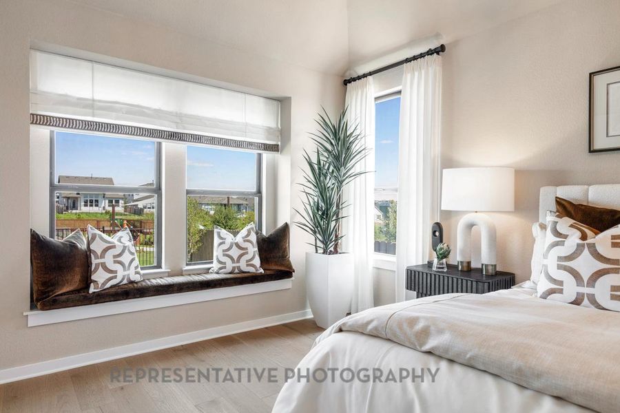 Furnished interior view inside a new home in Easton Park, Austin (Image 19).