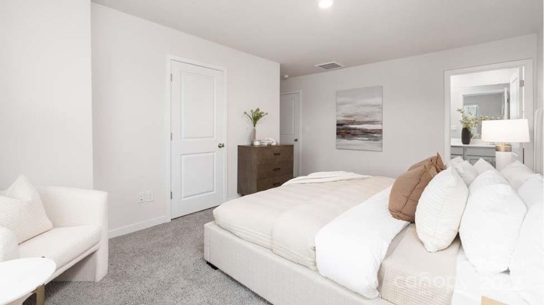 Furnished interior view inside a new home in Clark Creek Landing Townhomes, Lincolnton (Image 17).