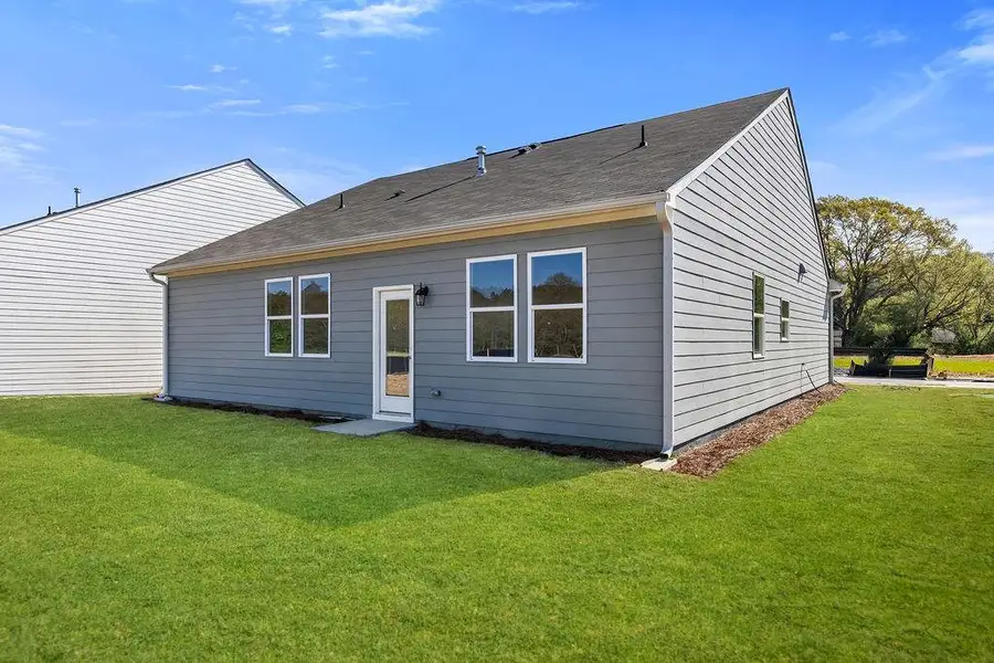 Exterior details and patio area of a home in Three Rivers, Rome (Image 3). Exterior details and patio area of a home in Three Rivers, Rome (Image 3).