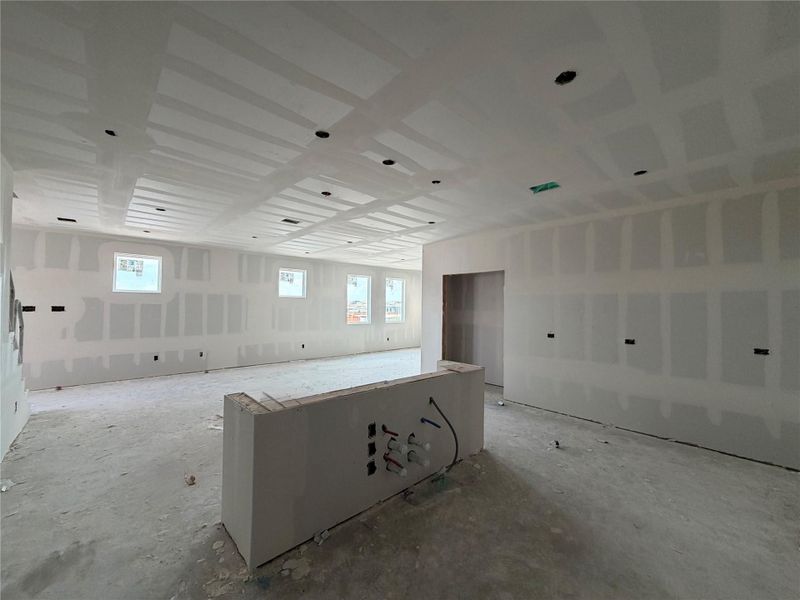 In-progress construction of a new home in Lariat, Liberty Hill, TX (Image 15).