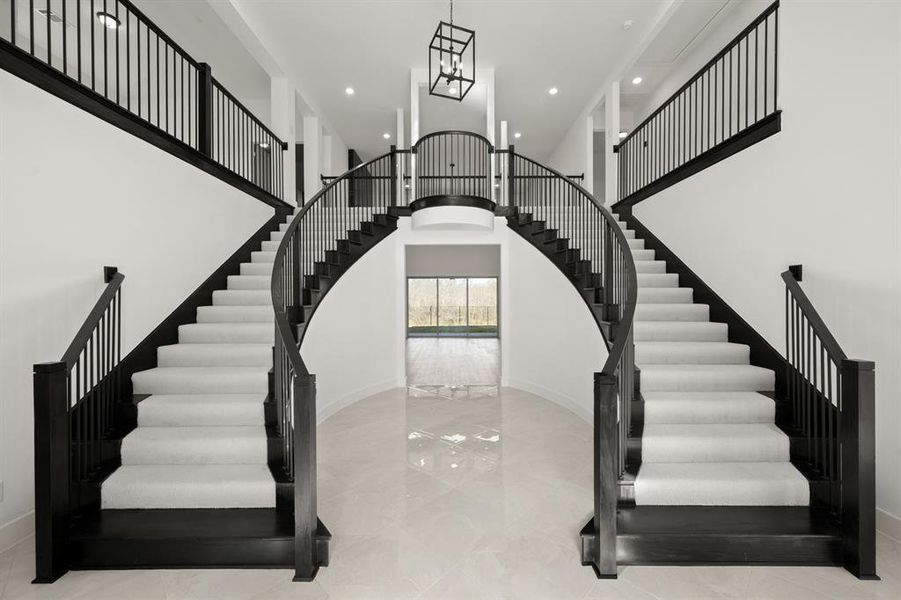 Furnished interior view inside a new home in High Country, Burleson (Image 7).