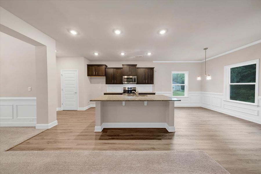 Furnished interior view inside a new home in Scarlett Place, Bowdon (Image 7).