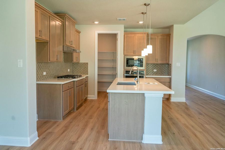Furnished interior view inside a new home in Annabelle Ranch, San Antonio (Image 5).