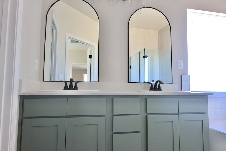 Representative furnished interior of a home built from the The Monica – 2012SSC by Saratoga Homes in Paseo Del Este, El Paso (Image 10).