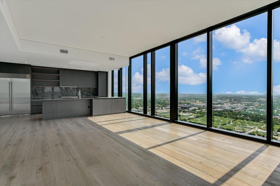 Spacious, unfurnished interior of a new home in The Modern Austin Residences, Austin (Image 23).