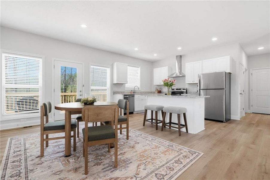 Furnished interior view inside a new home in , Blairsville (Image 10). Furnished interior view inside a new home in , Blairsville (Image 10).