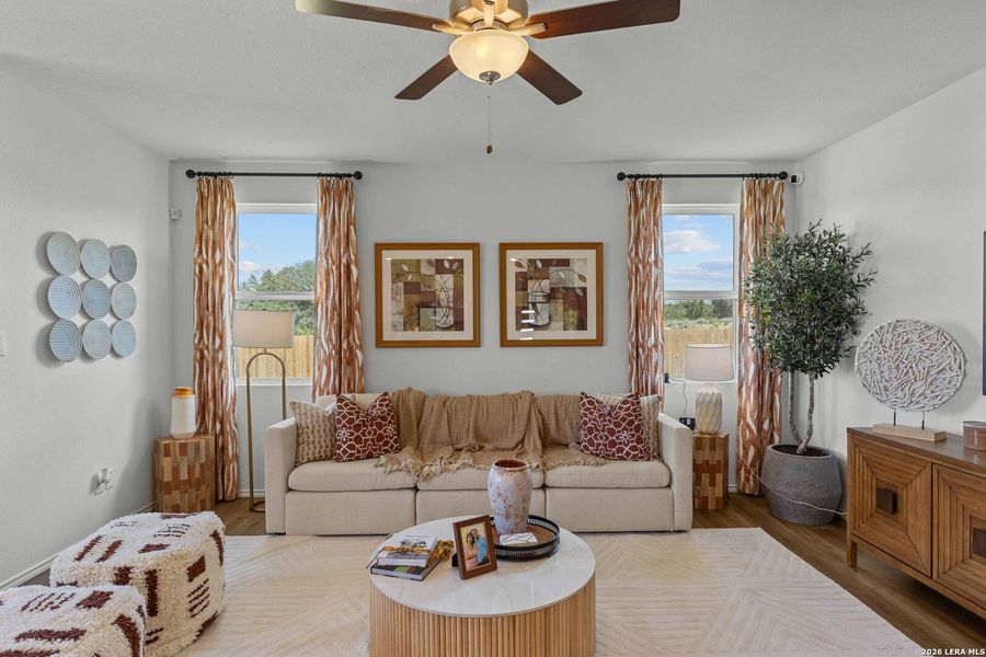 Furnished interior view inside a new home in Royal Crest, San Antonio (Image 7).