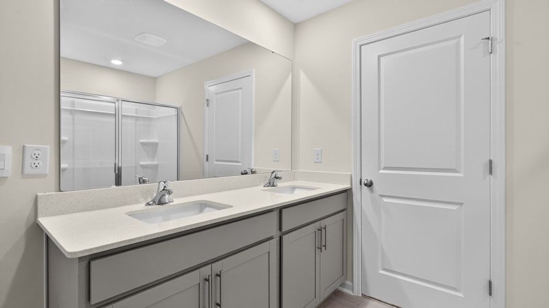 Furnished interior view inside a new home in Honeycutt Oaks, Angier (Image 9).