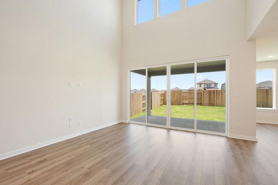Spacious, unfurnished interior of a new home in Lariat, Liberty Hill (Image 27). Spacious, unfurnished interior of a new home in Lariat, Liberty Hill (Image 27).