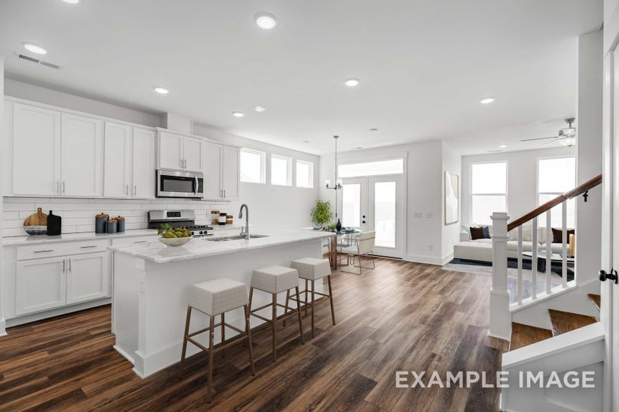 Representative furnished interior of a home built from the The Ash A-BF by Davidson Homes LLC in Bradshaw Farms, Mount Juliet (Image 6).