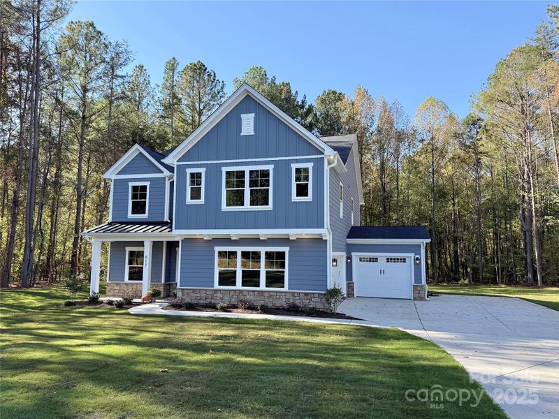 Front exterior of a new home in , Salisbury, NC, highlighting curb appeal (Image 14). Front exterior of a new home in , Salisbury, NC, highlighting curb appeal (Image 14).