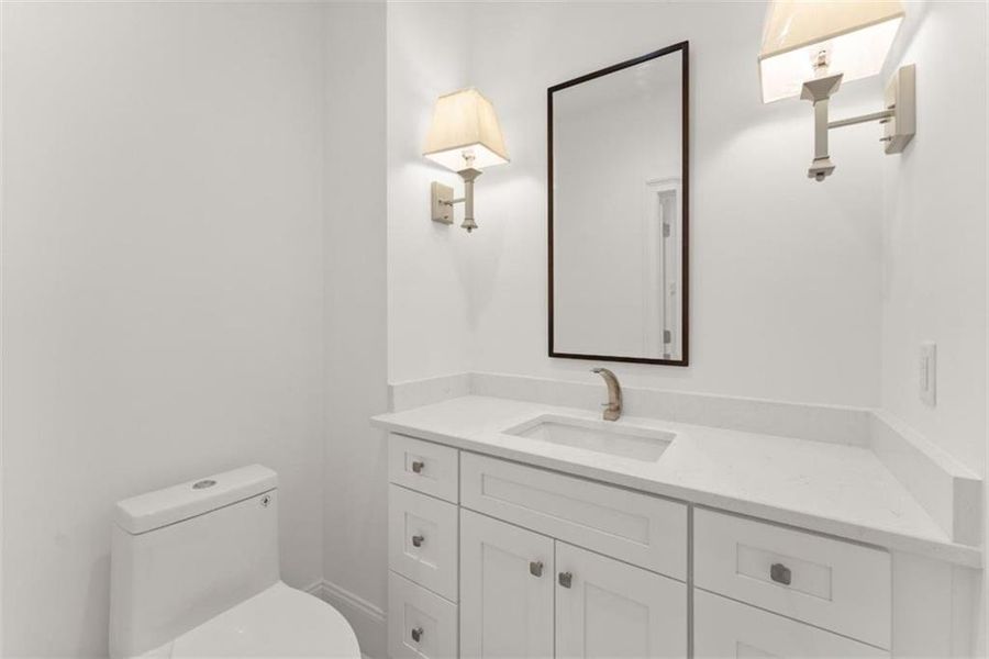 Furnished interior view inside a new home in , Cleveland (Image 9).