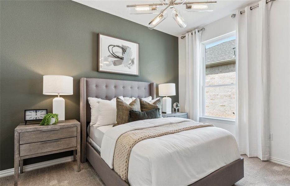 *Model Representation - Spacious secondary bedroom *Model Representation - Spacious secondary bedroom