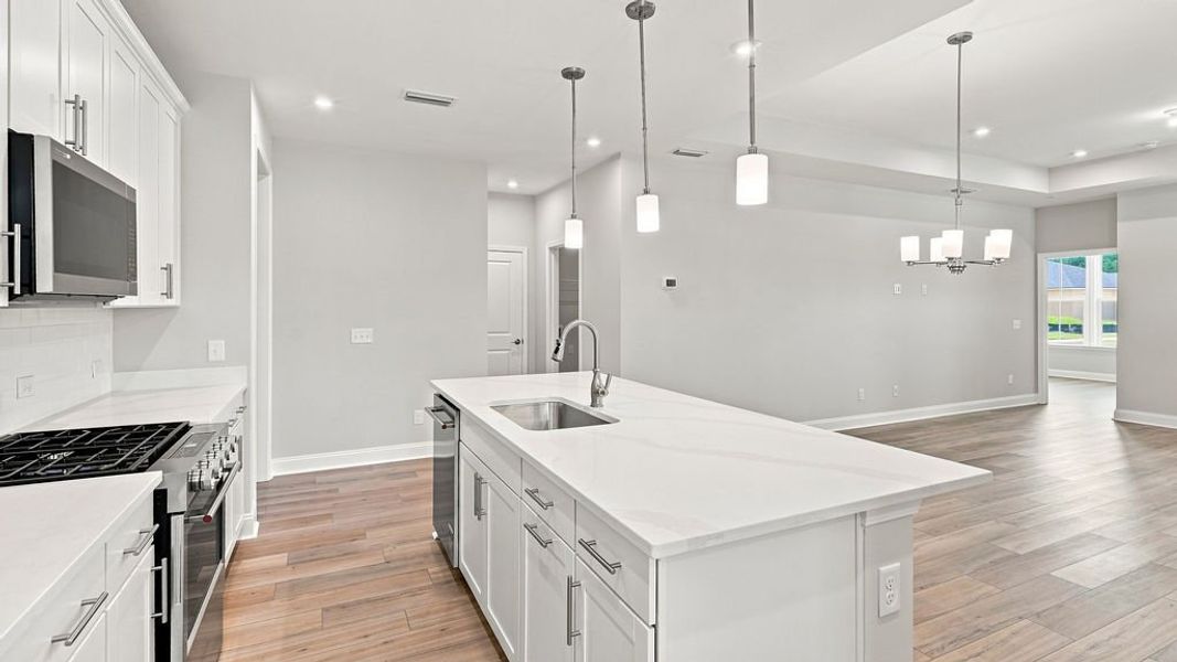Furnished interior view inside a new home in Sun City Hilton Head, Bluffton (Image 13).