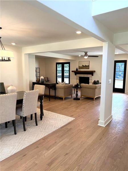Furnished interior view inside a new home in , Roswell (Image 12).