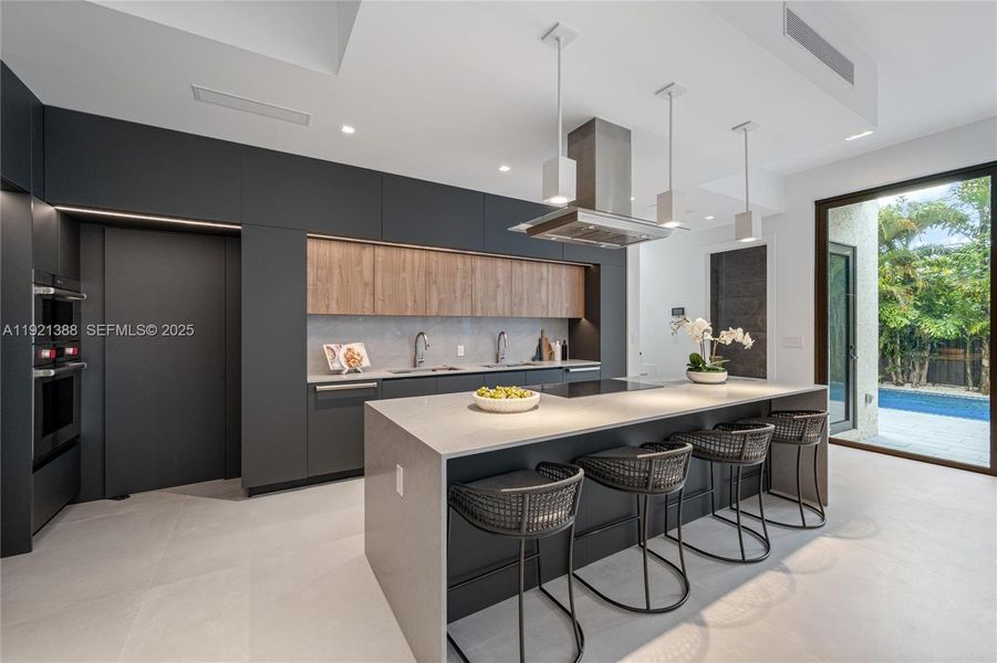 Furnished interior view inside a new home in , Miami (Image 6).