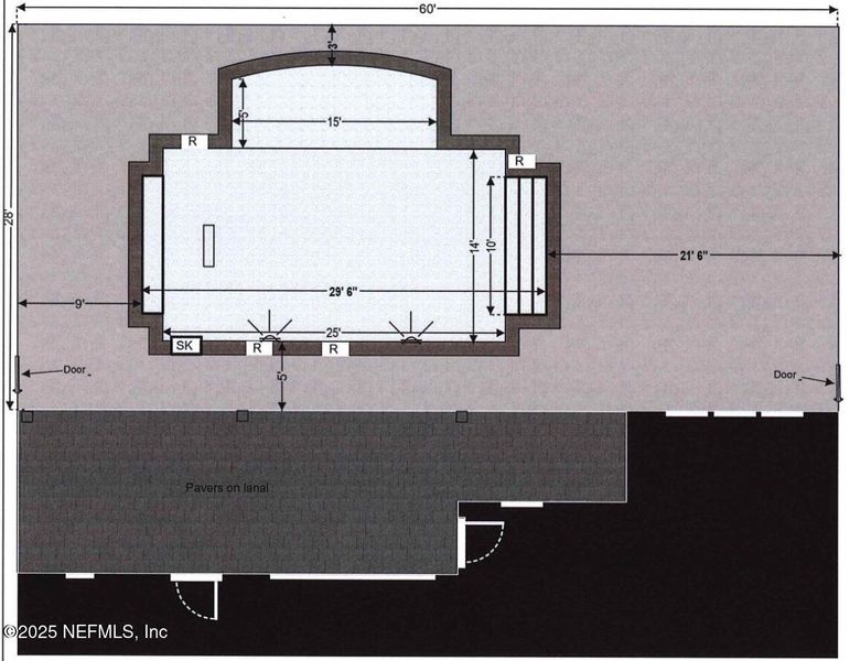 2D floor plan layout of this home in , St. Augustine, FL (Image 6). 2D floor plan layout of this home in , St. Augustine, FL (Image 6).