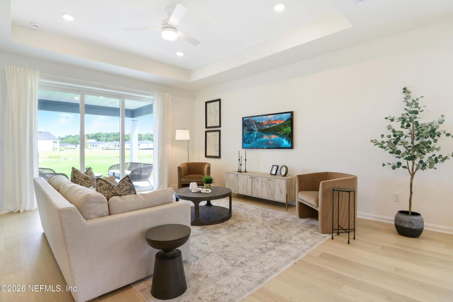Furnished interior view inside a new home in Amberly, Green Cove Springs (Image 19).