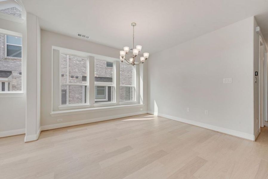 Spacious, unfurnished interior of a new home in Trails at Cottonwood Creek, Rowlett (Image 22). Spacious, unfurnished interior of a new home in Trails at Cottonwood Creek, Rowlett (Image 22).