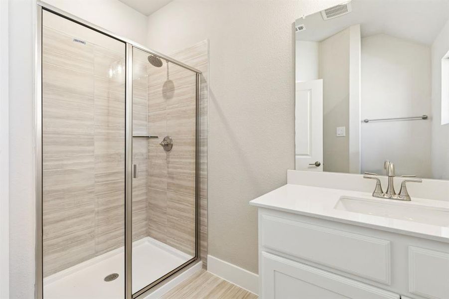 Furnished interior view inside a new home in Painted Tree Woodland West, McKinney (Image 12).