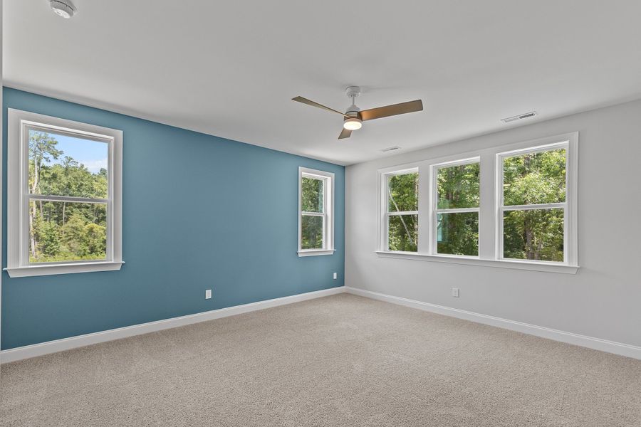 Representative unfurnished interior of a home built from the The Hampton by RobuckHomes in Kennebec Crossing, Angier (Image 113). Representative unfurnished interior of a home built from the The Hampton by RobuckHomes in Kennebec Crossing, Angier (Image 113).