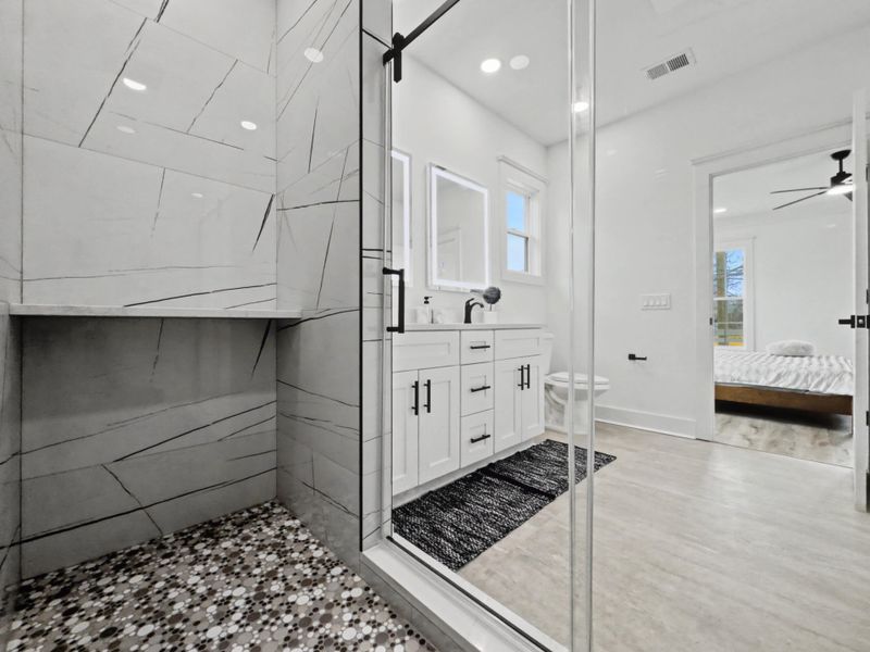 Furnished interior view inside a new home in , North Charleston (Image 33).