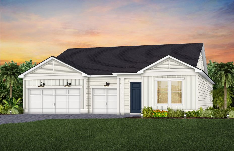 Representative exterior photo of a completed home built from the Mahogany by Pulte Homes in The Landings at Saint Johns, St. Johns, FL (Image 25). Representative exterior photo of a completed home built from the Mahogany by Pulte Homes in The Landings at Saint Johns, St. Johns, FL (Image 25).