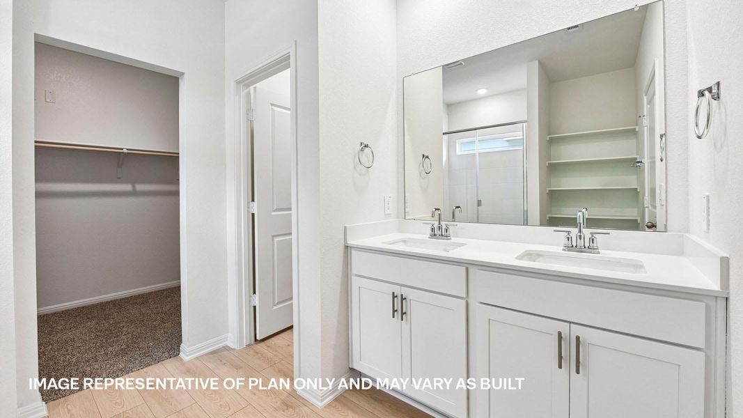 Furnished interior view inside a new home in Carillon, Manor (Image 11).