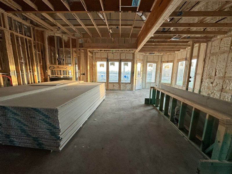 In-progress construction of a new home in Fannin Ranch, Leonard, TX (Image 7).