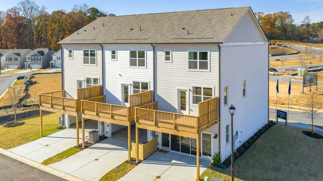 Exterior details and patio area of a home in Mableton Station, Mableton (Image 2). Exterior details and patio area of a home in Mableton Station, Mableton (Image 2).