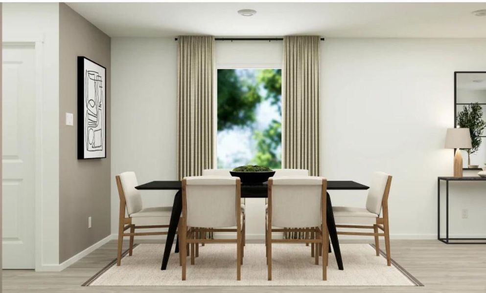 Furnished interior view inside a new home in Santa Fe Village, Cleveland (Image 10).