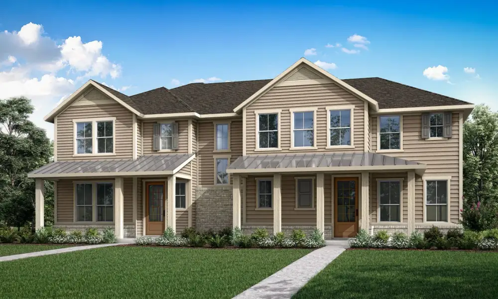 Representative exterior photo of a completed home built from the Chicory by Tri Pointe Homes in The Retreat at Harvest, Argyle, TX (Image 11).